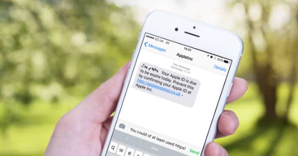 Watch out! There are Apple ID SMS phishers about!
