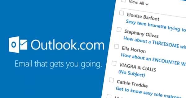 Spam is still a problem - for Outlook webmail users at least