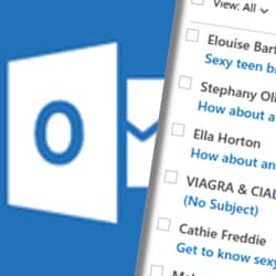 Spam is still a problem – for Outlook webmail users at least
