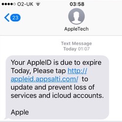 As the clocks go back, UK Apple users targeted by smishing campaign