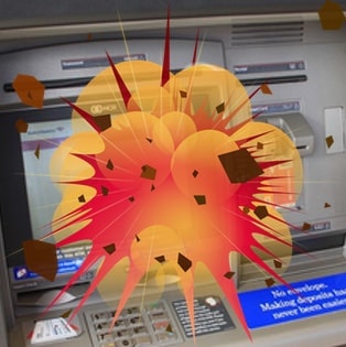ATM explosive attacks up 80 percent. Take cover!