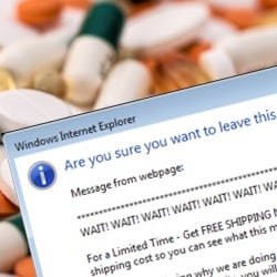 Fake pharmacy sites gets crafty with modified goodbye messages