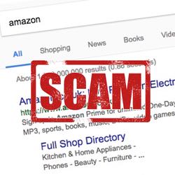 Google search results are falling foul of scammers spoofing well-known sites