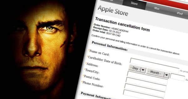 Movie night? Nope. It's a fake iTunes receipt from phishers targeting Apple users