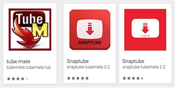 Apps on Play store