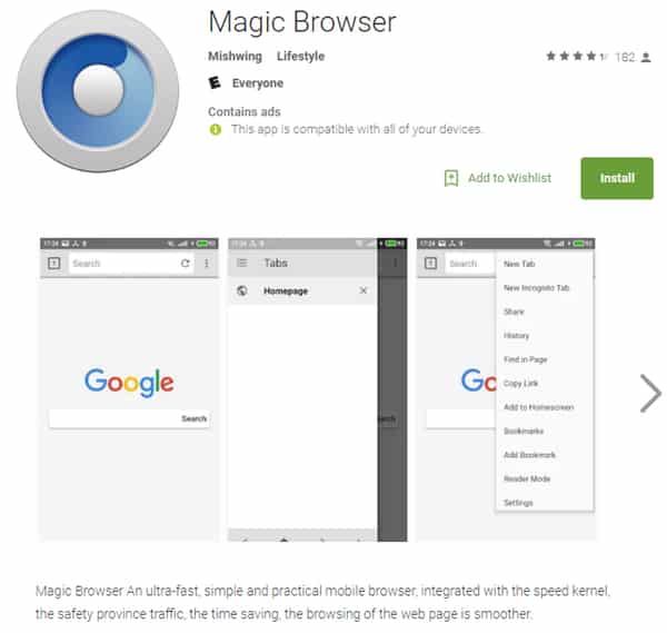 Magic browser