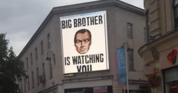 Hackers hijack central Cardiff billboard to display swastikas and more...