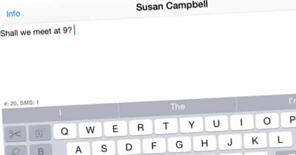 SMS touch a security and privacy nightmare for iOS users