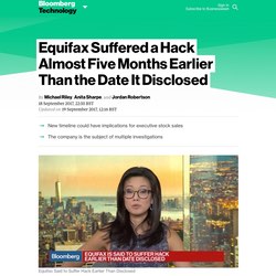 Misleading headlines about Equifax’s *earlier* hack
