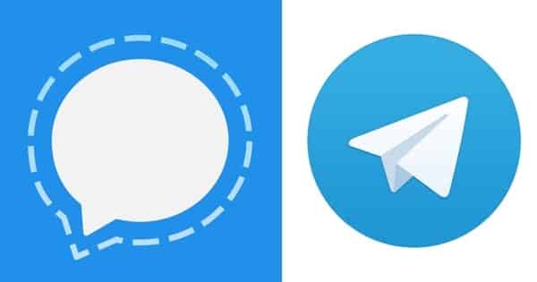 Signal and Telegram messaging services offline for some hours
