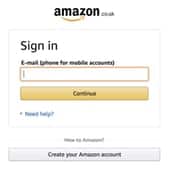Amazon signin 