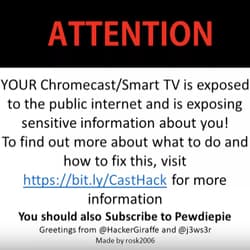 TheHackerGiraffe says he’s retired from hacking smart TVs to promote PewDiePie