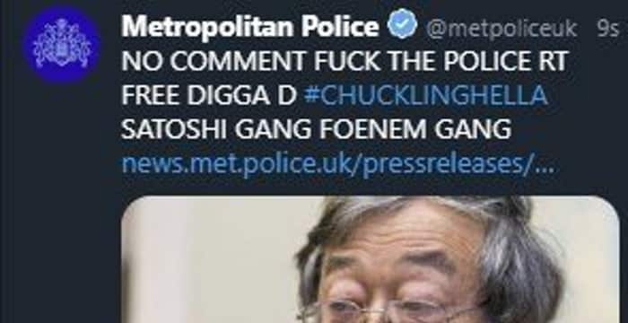 Met Police Satoshi tweet