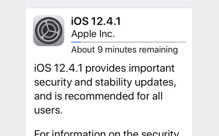 iOS 12.4.1
