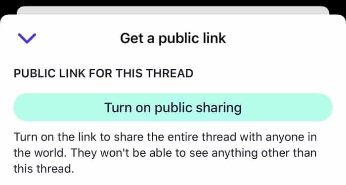 Hey get public link