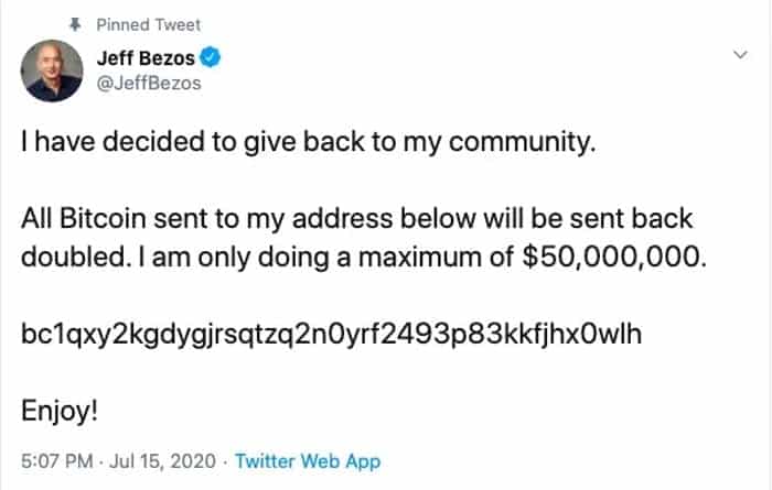 Bezos tweet