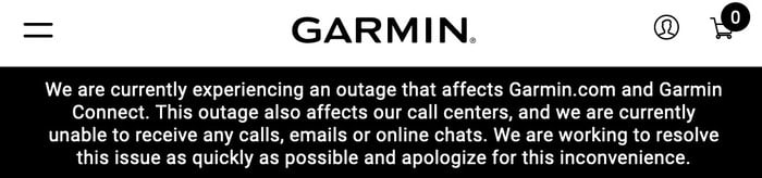 Garmin outage