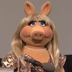 Miss Piggy gives her views on phone hacking scandal