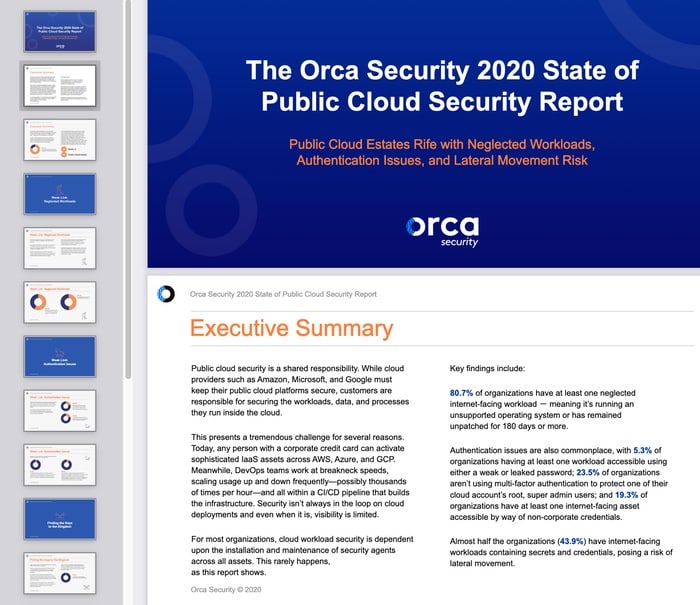 How do most cloud security breaches happen? Orca’s “State of Public Cloud Security” report reveals all