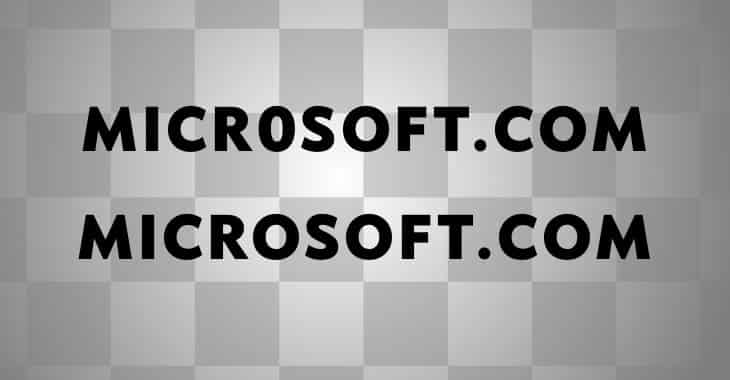 Homoglyph domains used in BEC scams shut down by Microsoft