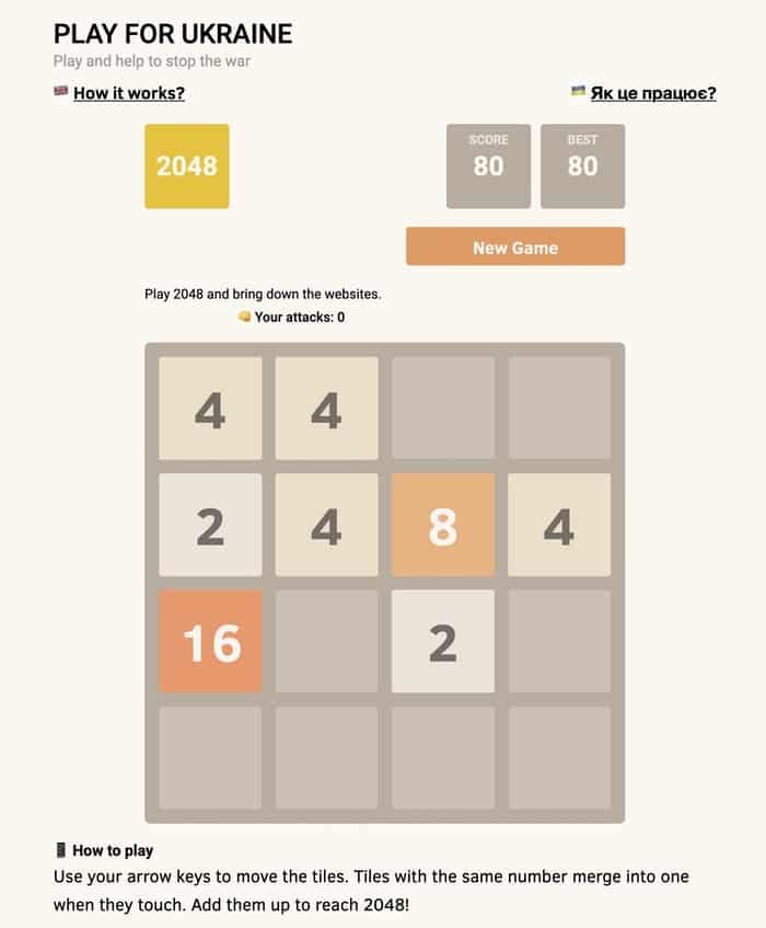 Learn Russian With 2048 Game! - Language Step By Step