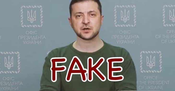 Deepfake President Zelensky calls on Ukraine to surrender, as TV station hacked