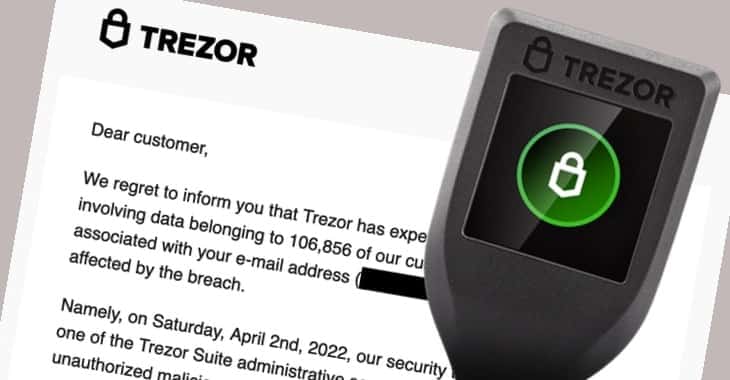Trezor wallets hacked? Don’t be duped by phishing attack email
