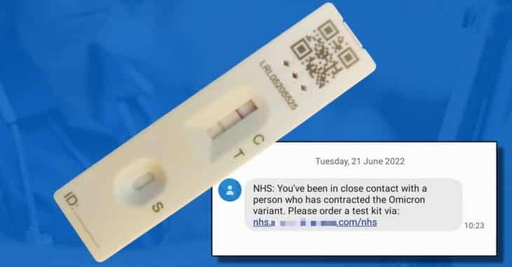 NHS warns of scam COVID-19 text messages