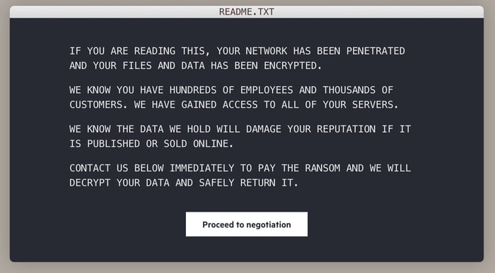Ransomware game