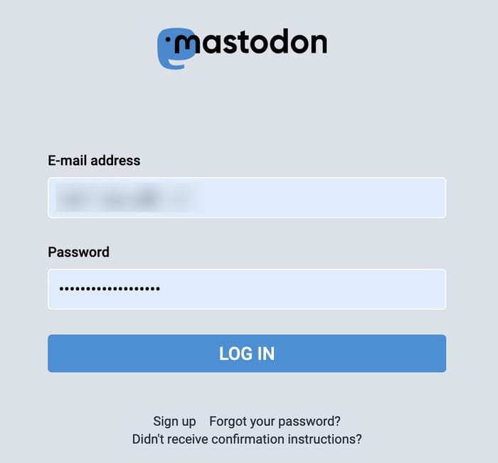 Mastodon login 700