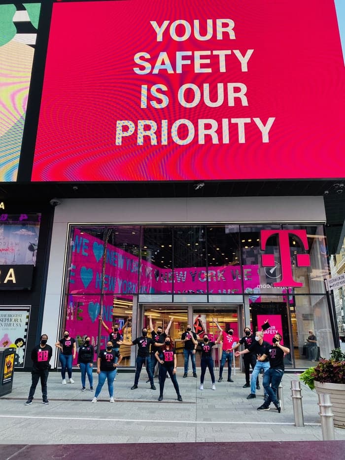T Mobile in Times Square