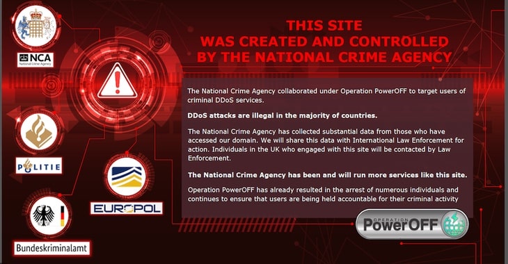 UK police reveal they are running fake DDoS-for-hire sites to collect details on cybercriminals