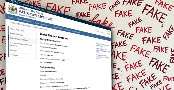 Maine forced to take down data breach portal after fake notices filed with authorities