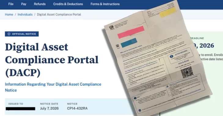 Fake IRS letters target cryptocurrency holders
